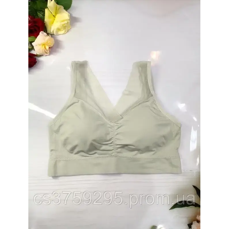 Топ безшовний з мереживом 