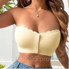 Бюстгалтер бандо на застібці спереді 