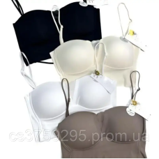 Топ з мікрофібри з відкритою спинкою