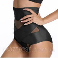 Утяжка висока сильної коррекції зі вставками сіточки 