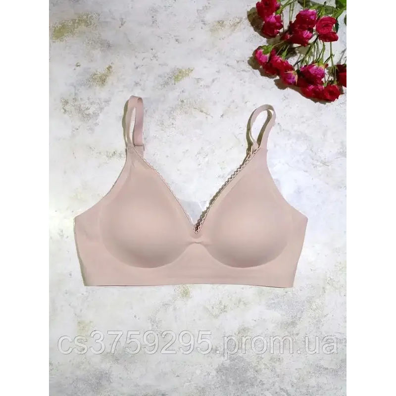 Бюстгалтер безшовний з мереживом ✨✨✨ L