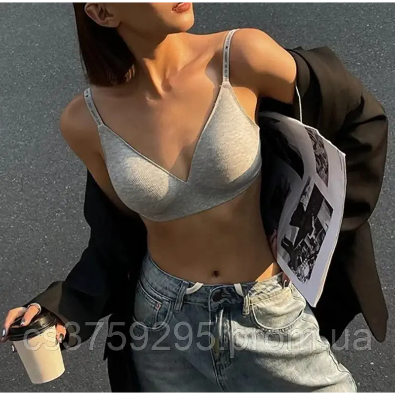 Бюстгалтер безшовний з мікрофібри  