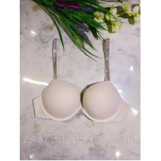 Бюстгалтер з пушап з брителями в стрази