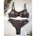 Комплект у сердечка бюстгальтер та бразиліані 
