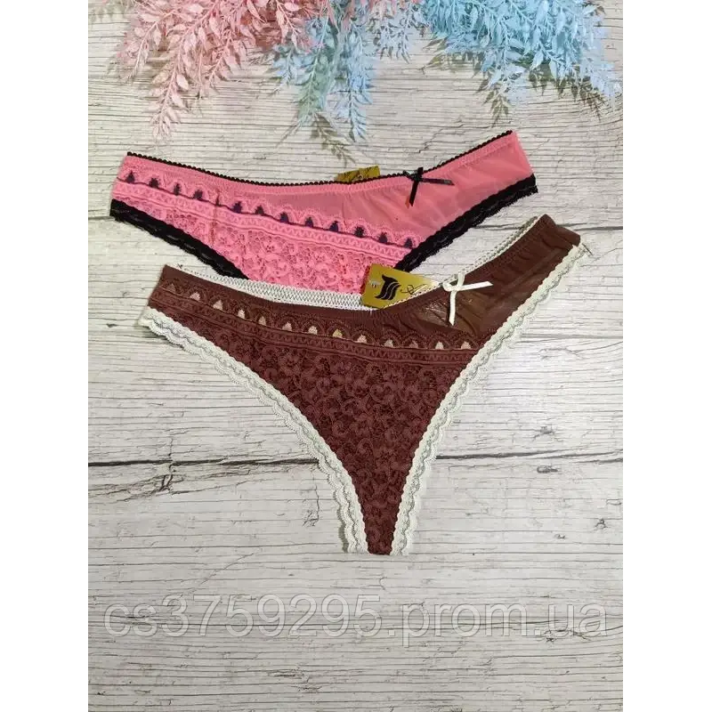 Стринги з мереживом 