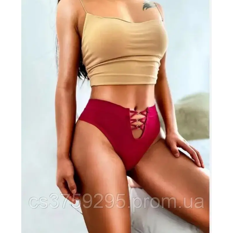 Стринги безшовні з шнурівкою ❤️ L-XL