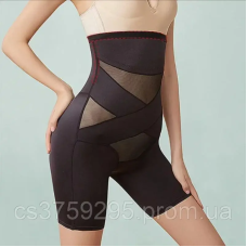 Шорти утяжки сильної коррекції високі з вставками сіточки ✨