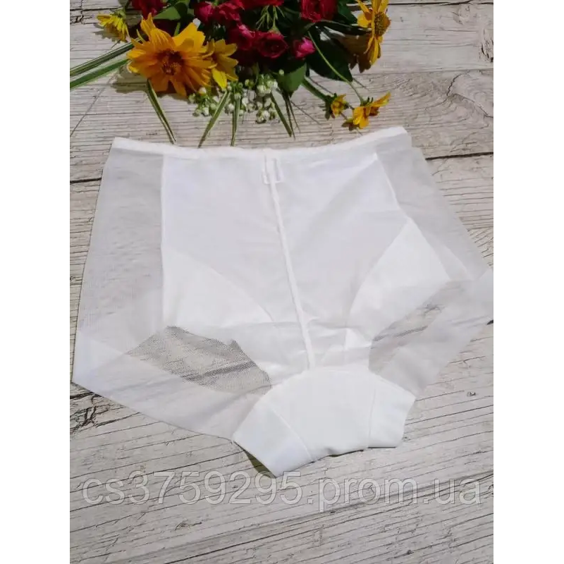 Трусики з мікрофібри з сіточкою 