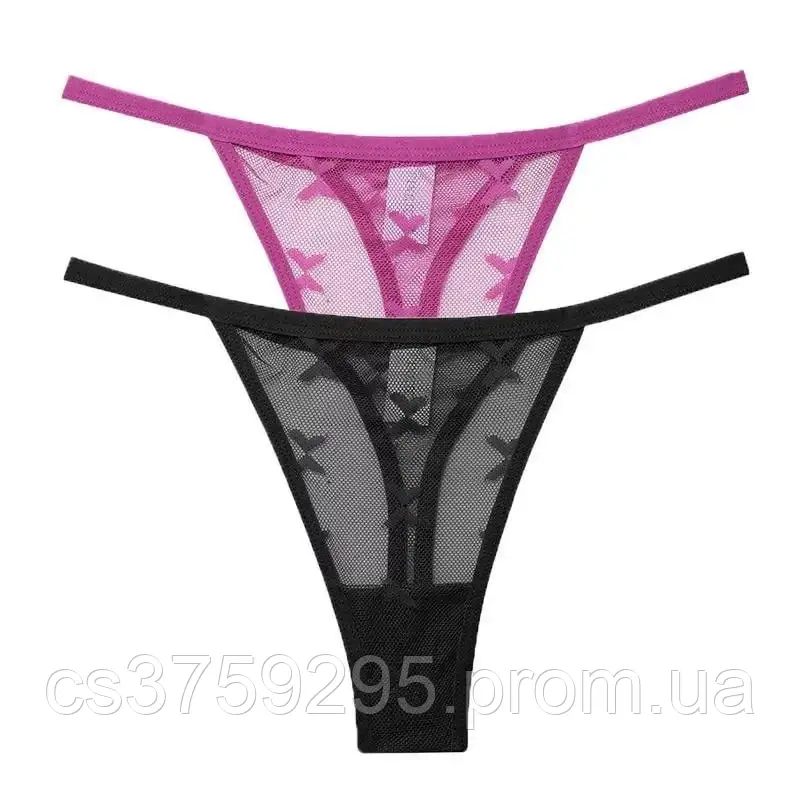 Стринги з мережива з тоненьким поясом