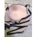 Бюстгальтер контрастний на пензликах без пушапу, м“який, формований