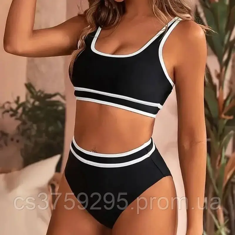 Купальник спортивний трусики та топ Фіолетовий