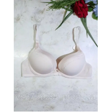 Бюстгалтер з мережною вставкою на кісточках