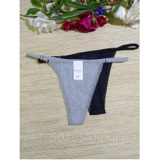 Стринги з бавовни з регуляторами об“єму