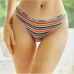 Стринги з бавовни в кольорові смужки