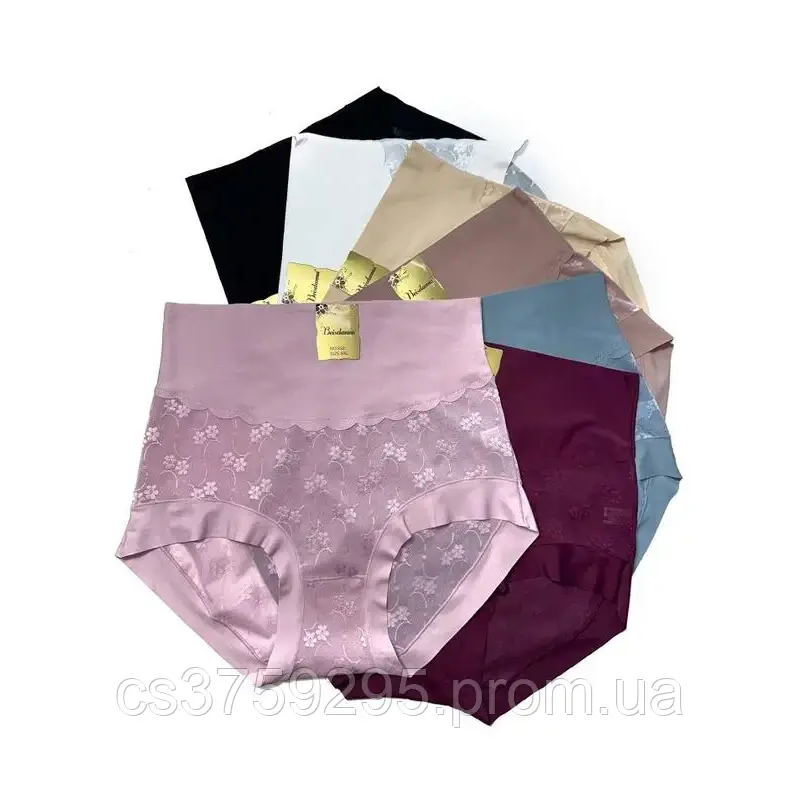 Трусики високі з мережива 