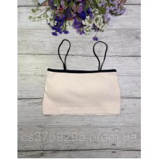 Топ - бандо з бавовни з з“ємними чашками