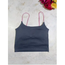 Майка - топ з бавовни з чашками