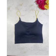 Майка - топ з бавовни з чашками