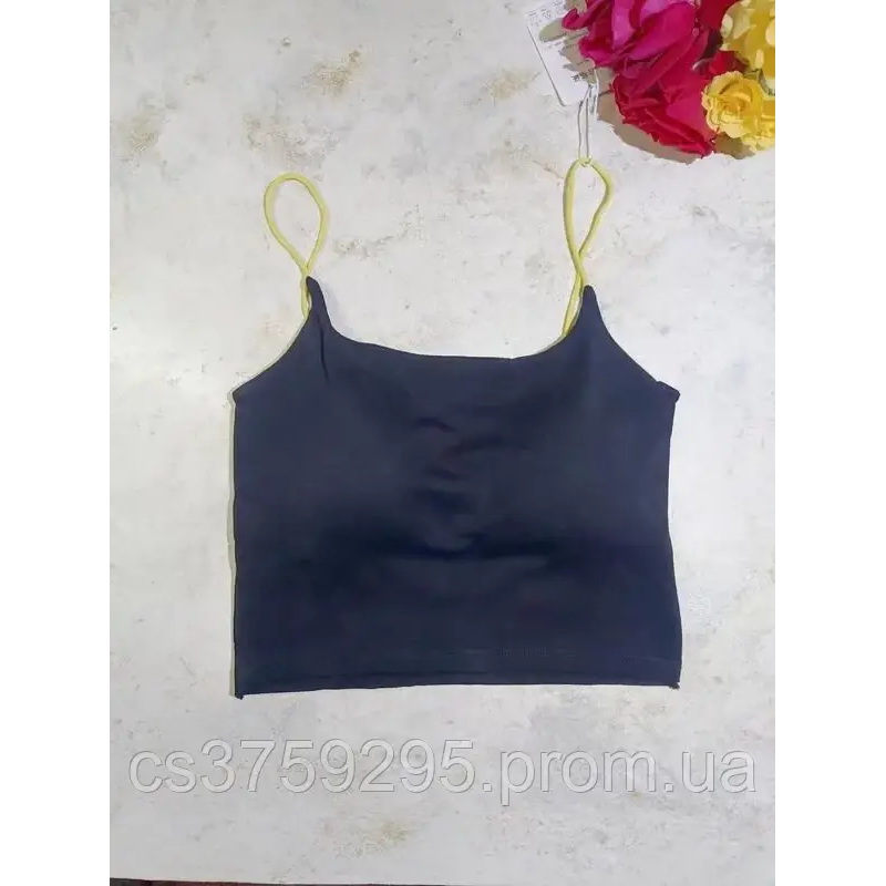 Майка - топ з бавовни з чашками