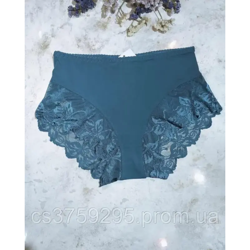 Трусики з мікрофібри з мереживом