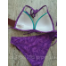 Купальник фіолетовий з бірюзою на зав“язках