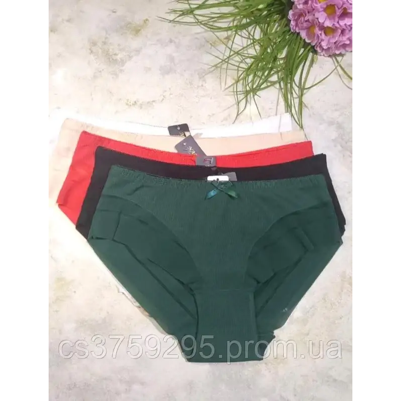 Трусики з бавовни в смужки 