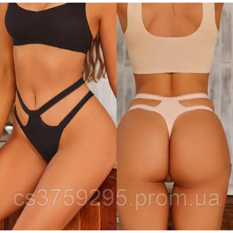 Стринги високі з подвійним поясом ✨