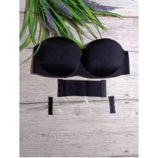 Бюстгалтер гладенький шовковистий, без кісточок