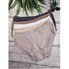 Трусики з мікрофібри завищені з сіточкою