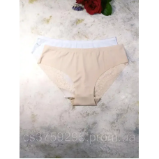Трусики з мікрофібри з мереживом 