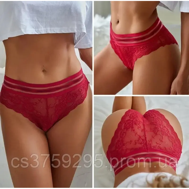 Трусики з мережива стрейч♥️ 2XL